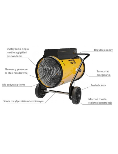 MASTER NAGRZEWNICA ELEKTRYCZNA RS40 40kW 400V