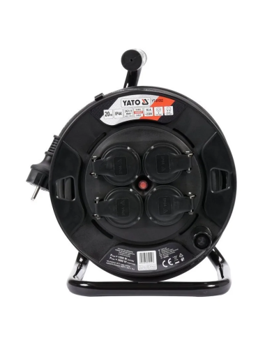 YATO PRZEDŁUŻACZ BĘBNOWY 20m 3 x 1,5mm2 IP44 81052
