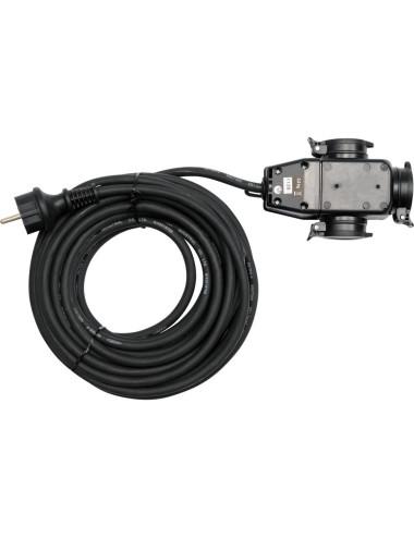 YATO PRZEDŁUŻACZ Z ROZGAŁĘŹNIKIEM 20m 3x1,5mm2 IP44 16A H07RN-F 81162
