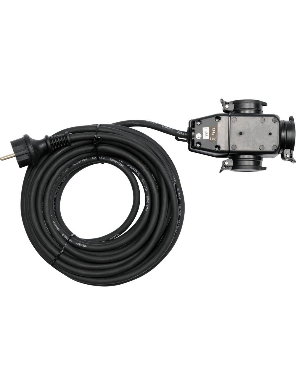 YATO PRZEDŁUŻACZ Z ROZGAŁĘŹNIKIEM 20m 3x1,5mm2 IP44 16A H07RN-F 81162
