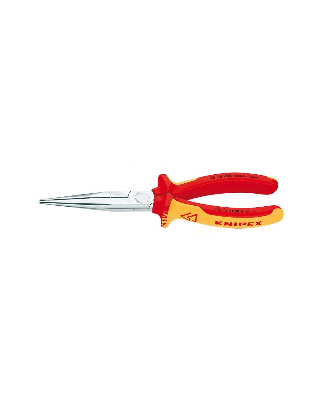 KNIPEX SZCZYPCE IZOLOWANE 1000V PROSTE WYDŁUŻONE 200mm