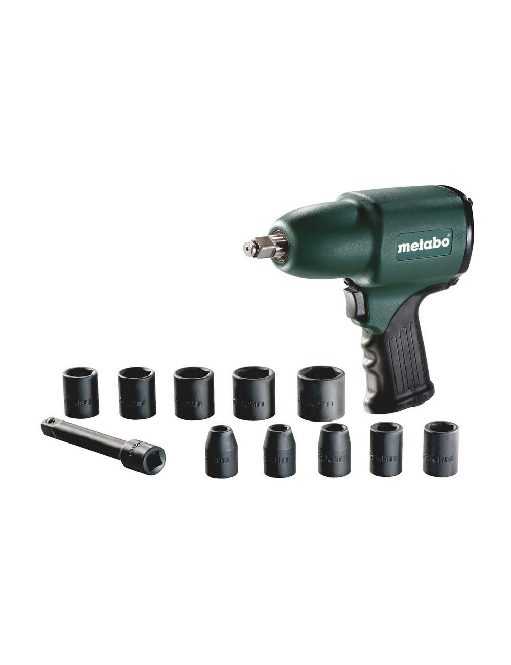 METABO KLUCZ UDAROWY PNEUMATYCZNY 1/2" 360Nm DSSW360 SET + AKCESORIA 11elem.