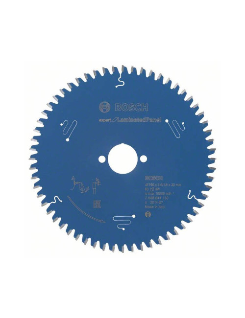 BOSCH PIŁA TARCZOWA LAMINATED PANEL EXPERT 190x30mm 60-ZĘBÓW
