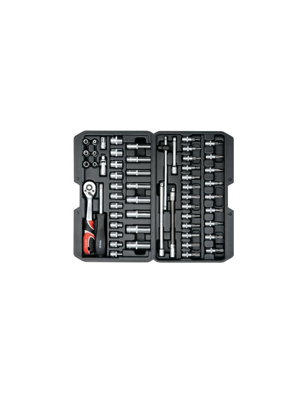 YATO ZESTAW KLUCZY  1/4" 56 elem. 14501