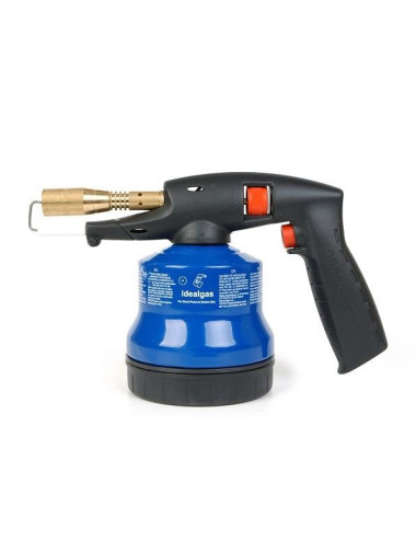 IDEALGAS PALNIK LUTOWNICZY / LAMPA LUTOWNICZA NA NABOJE ZAPŁON PIEZOELEKTRYCZNY + 4 NABOJE