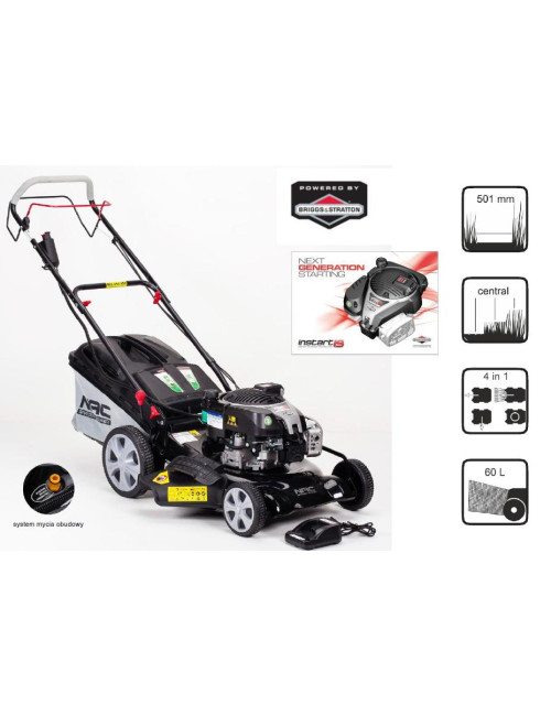 NAC KOSIARKA SPALINOWA Z NAPĘDEM 53cm BRIGGS & STRATTON 161cc 775IS Z ROZRUSZNIKIEM LS50-775IS-HSDF