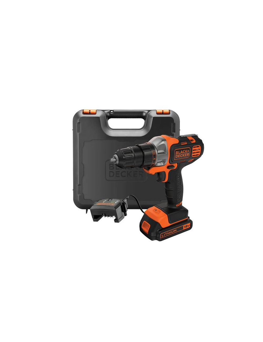 BLACK+DECKER NARZĘDZIE WIELOFUNKCYJNE MULTIEVO MT218K ZESTAW STARTOWY Z GŁOWICĄ WKRĘTARSKĄ WALIZKA