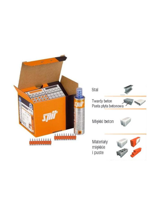 PASLODE GWOŹDZIE HC6-22 + GAZ P800