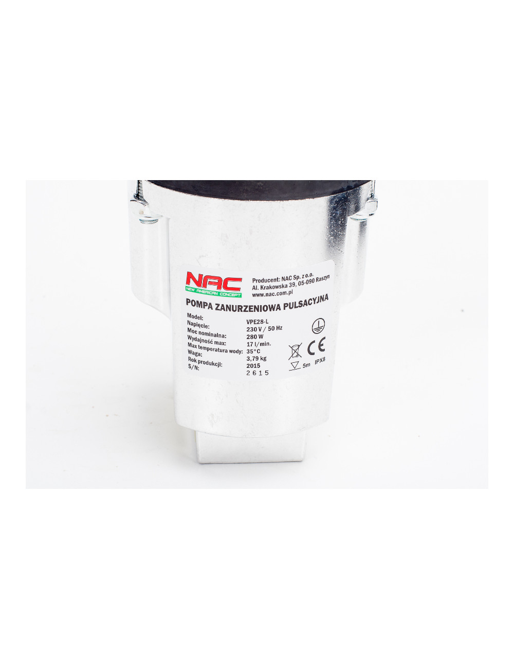 NAC POMPA MEMBRANOWA 280W VPE28-L