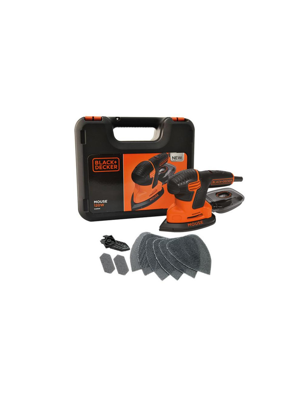 BLACK+DECKER SZLIFIERKA OSCYLACYJNA WIELOFUNKCYJNA 120W KA2500K