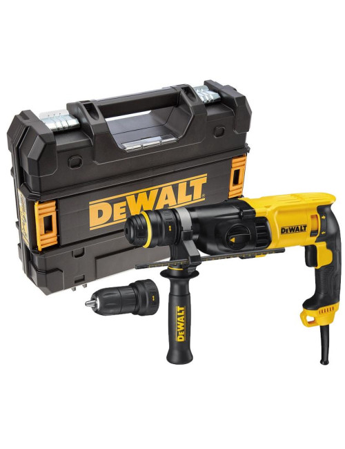 DEWALT MŁOTOWIERTARKA Z OPCJĄ KUCIA 800W 2,8J  + UCHWYT + KUFER