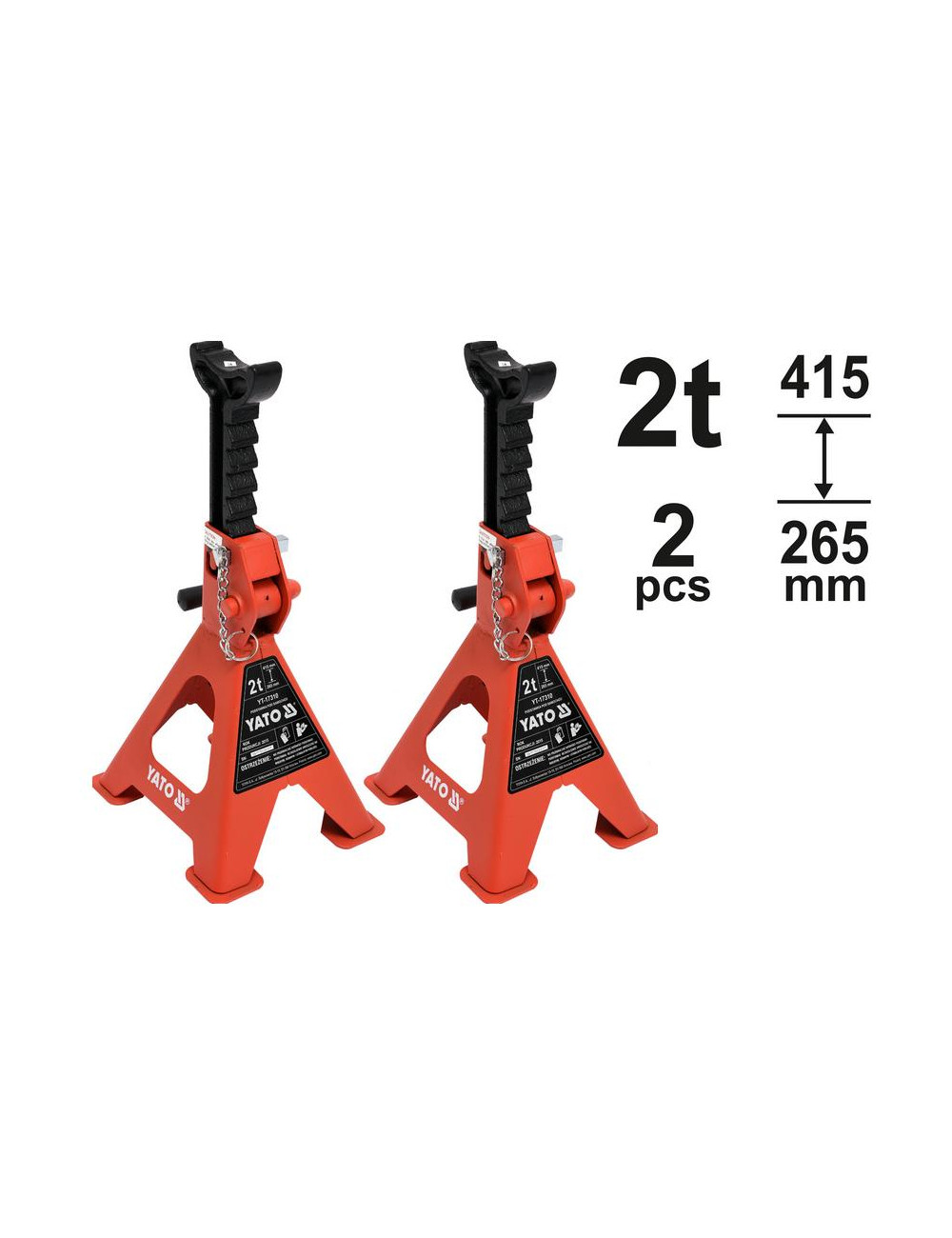 YATO PODSTAWKI 2szt.2 TONY, 265-415 mm