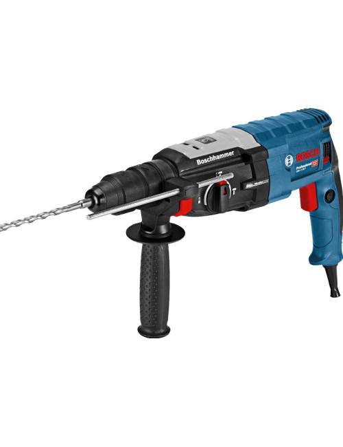 BOSCH MŁOTOWIERTARKA Z OPCJĄ KUCIA 880W 3,2J + DODATKOWY UCHWYT GBH 2-28 F