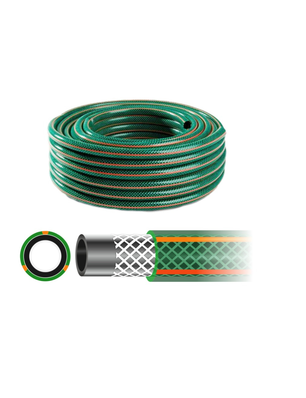 AWTOOLS WĄŻ OGRODOWY CLASSIC  5/8" 50m