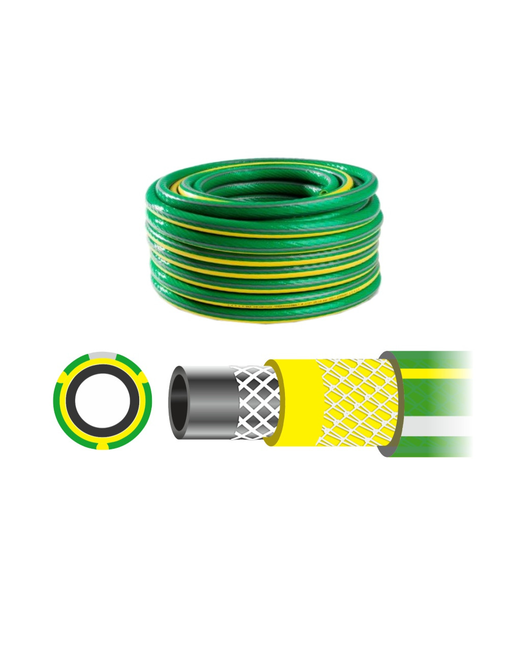 AWTOOLS WĄŻ OGRODOWY PREMIUM +  3/4" 25m