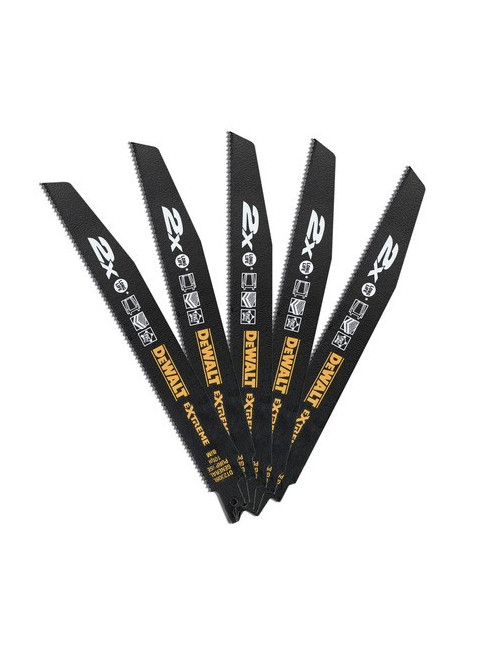 DEWALT BRZESZCZOT DO PIŁY SZABLASTEJ 288mm UNIWERSALNY EXTREME /5szt.