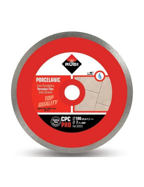 RUBI TARCZA DIAMENTOWA CPC 180 x 25,4mm PRO DO GRESU PORCELANOWEGO
