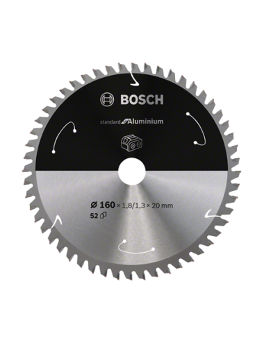 BOSCH PIŁA STANDARD.ALU 160x20x52z ACCU