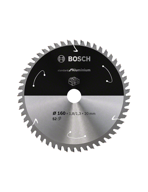 BOSCH PIŁA STANDARD.ALU 160x20x52z ACCU