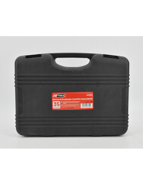 AWTOOLS ZESTAW DO TŁOCZKÓW HAMULCOWYCH 35el.