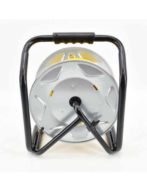 AWTOOLS PRZEDŁUŻACZ BĘBEN METALOWY ŻÓŁTY HEAVY DUTY 25m 3x2,5 mm 16A / 3680W / IP44 NEOPREN