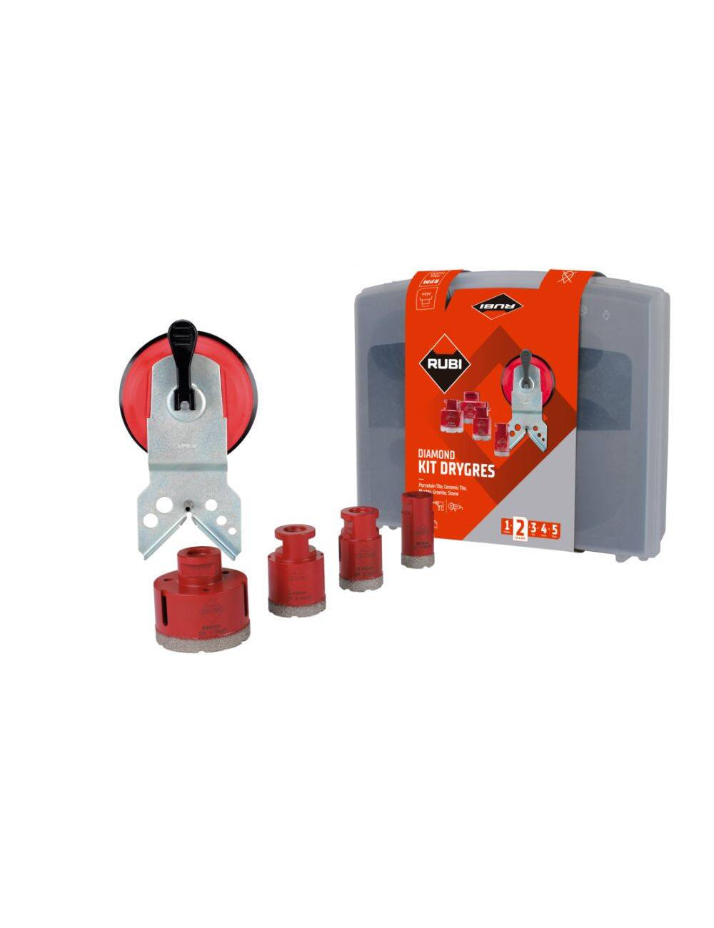RUBI ZESTAW WIERTEŁ DRYGRES 5szt PL