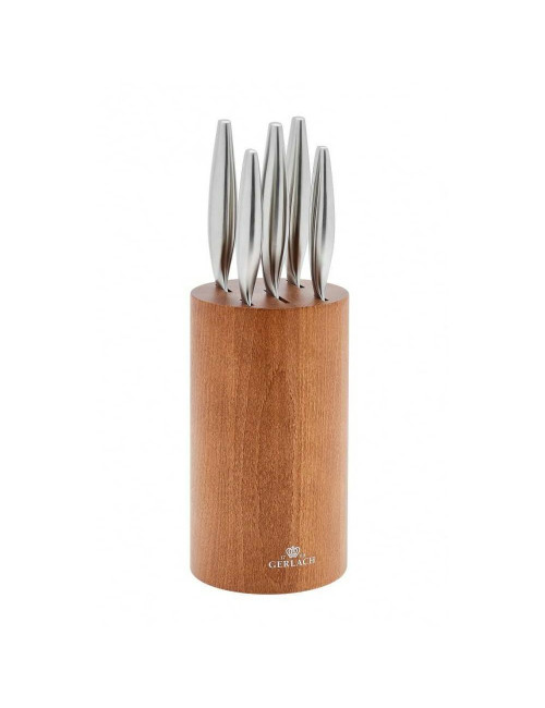 GERLACH.ZESTAW NOŻY W BLOKU  5szt. FINE