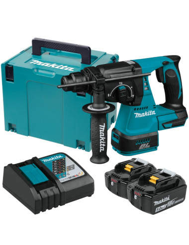 MAKITA MŁOT WIERCĄCO-KUJĄCY SDS-PLUS 18V 2J 2 x 5,0Ah BLDC DHR242RTJ