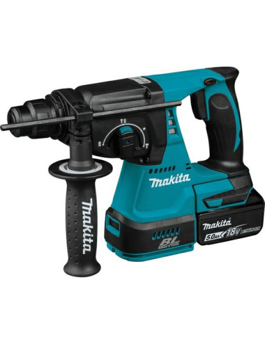 MAKITA MŁOT WIERCĄCO-KUJĄCY SDS-PLUS 18V 2J 2 x 5,0Ah BLDC DHR242RTJ