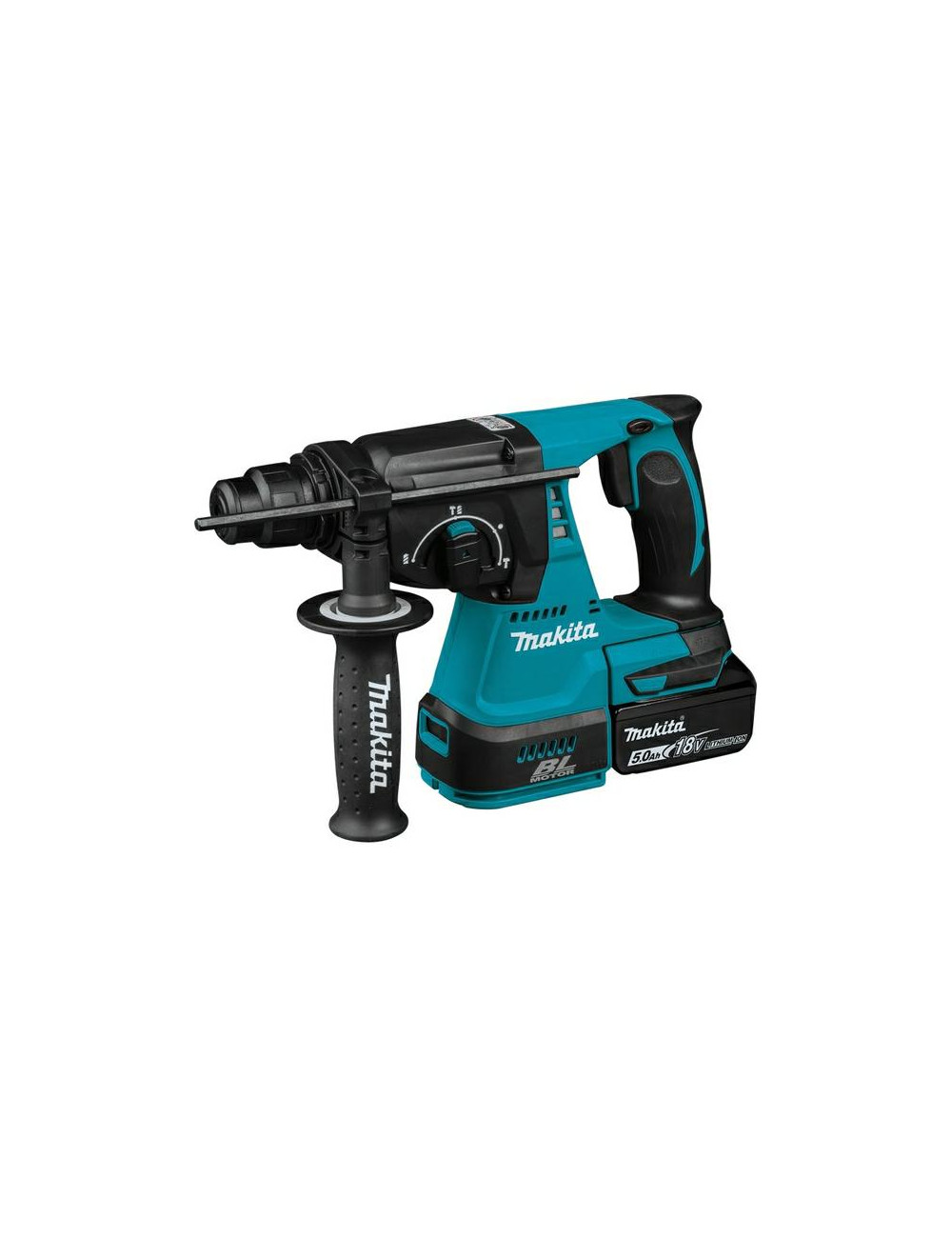 MAKITA MŁOT WIERCĄCO-KUJĄCY SDS-PLUS 18V 2J 2 x 5,0Ah BLDC DHR242RTJ