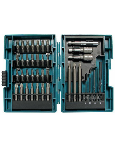 MAKITA ZESTAW WIERTEŁ I KOŃC.38el