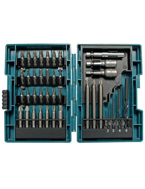 MAKITA ZESTAW WIERTEŁ I KOŃC.38el