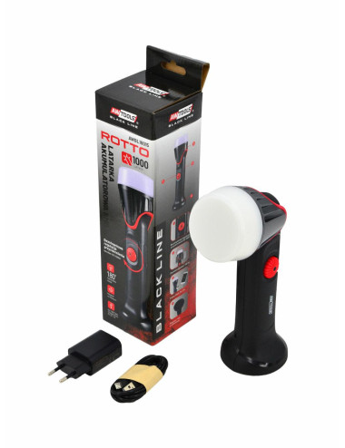 AWTOOLS BLACK LINE LATARKA WARSZTATOWA ROTTO SMD LED 1000LM