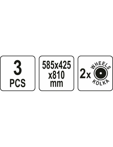 YATO ZESTAW SKRZYNEK 3szt. 42BB24P19P S1