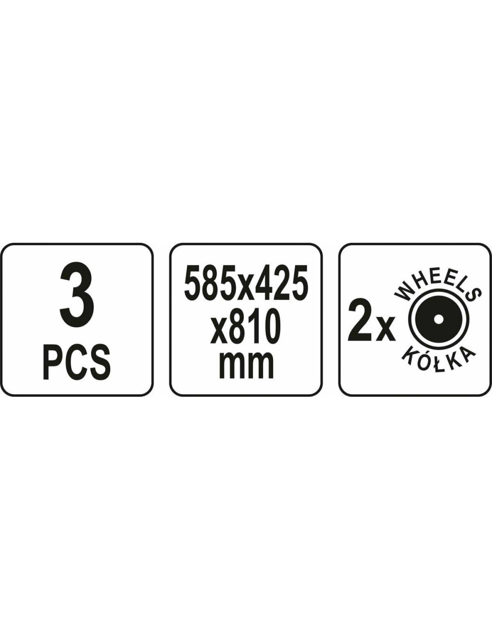 YATO ZESTAW SKRZYNEK 3szt. 42BB24P19P S1