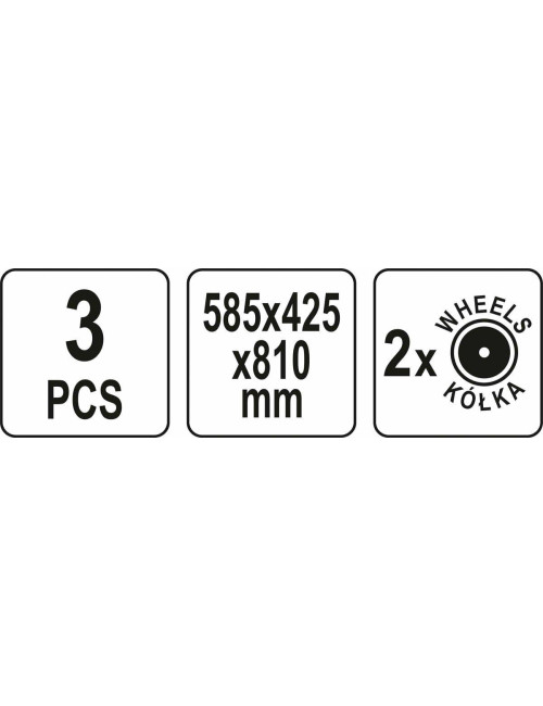 YATO ZESTAW SKRZYNEK 3szt. 42BB24P19P S1