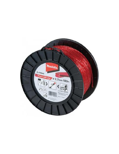 MAKITA ŻYŁKA NYLONOWA KONICZYNA 2.7mm/180mb
