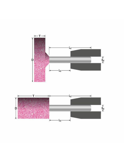 BETA ŚCIERNICA CERAM.TRZP.WALC.12X20 A / 25szt.R60P5V
