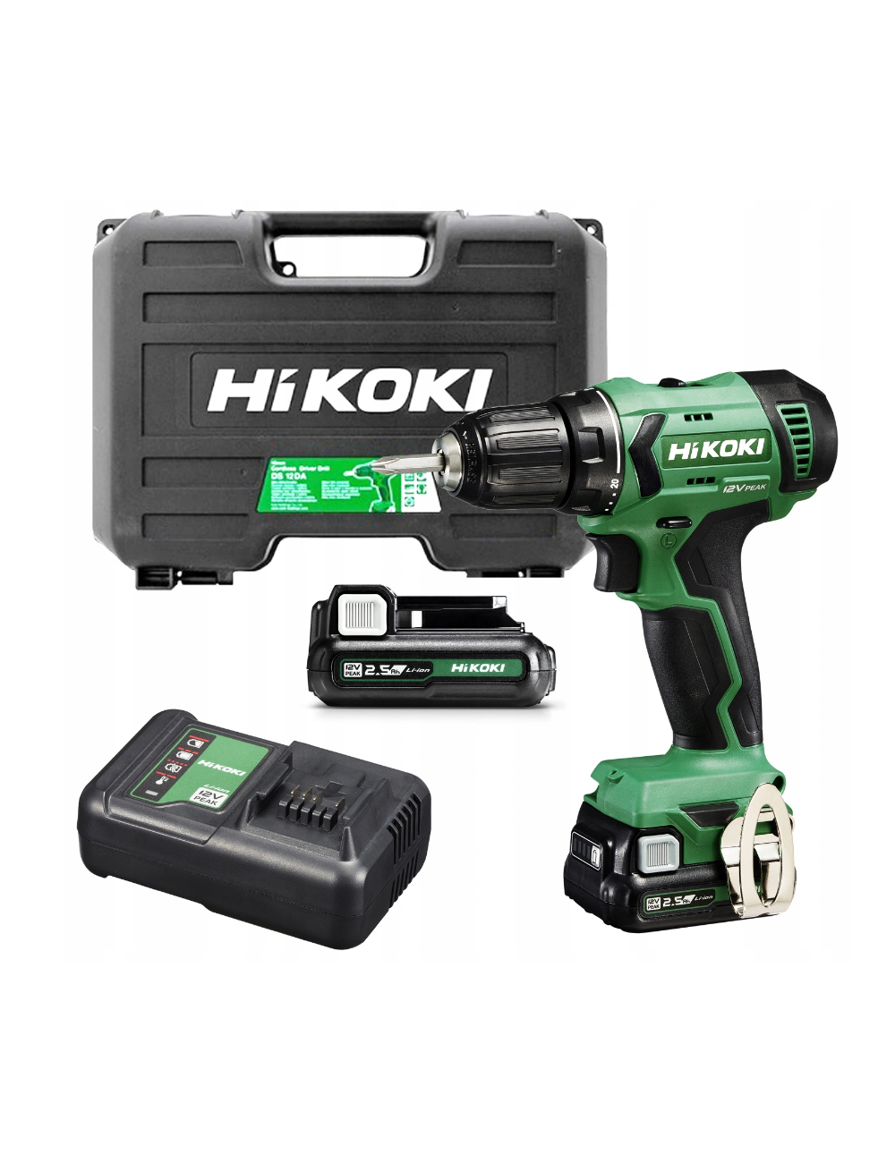 HIKOKI WKRĘTARKA UDAROWA 12V 38Nm 2x2,5Ah DV12DA WFZ