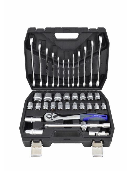 ADLER ZESTAW KLUCZY NAS.1/2" I PŁ.37el.