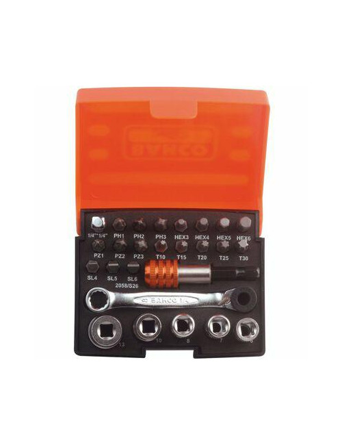 BAHCO KOŃCÓWKI I NASADKI UDAROWE 26el.