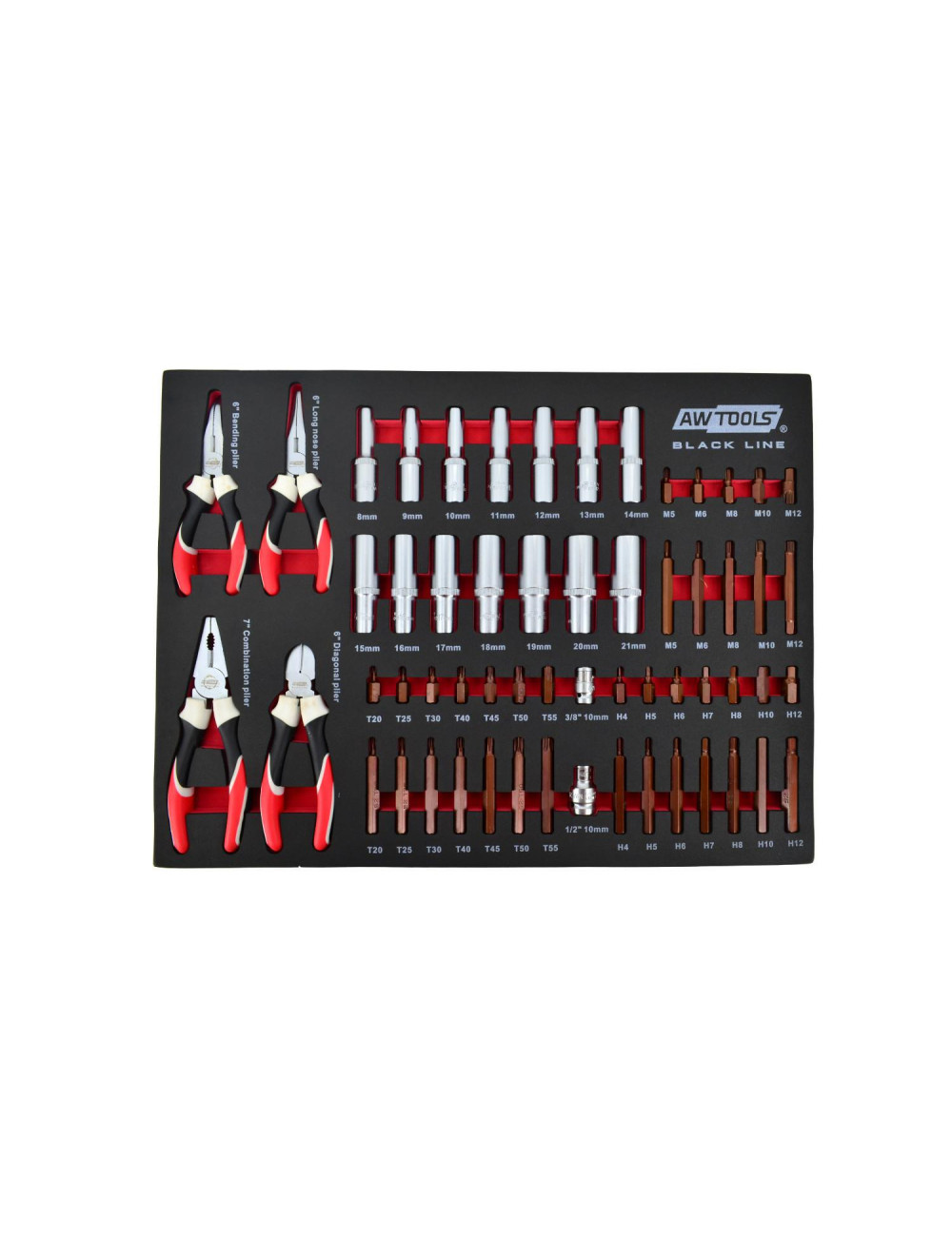 AWTOOLS SZAFKA WARSZTATOWA + 177SZT. NARZĘDZI