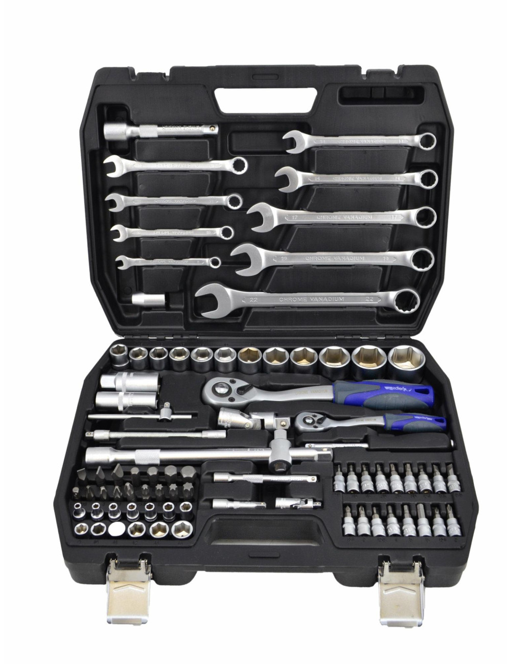 ADLER ZESTAW KLUCZY  1/2"-1/4" 82el.