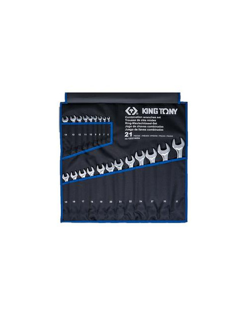 KING TONY ZESTAW KLUCZY PŁASKO-OCZKOWYCH 6-32mm