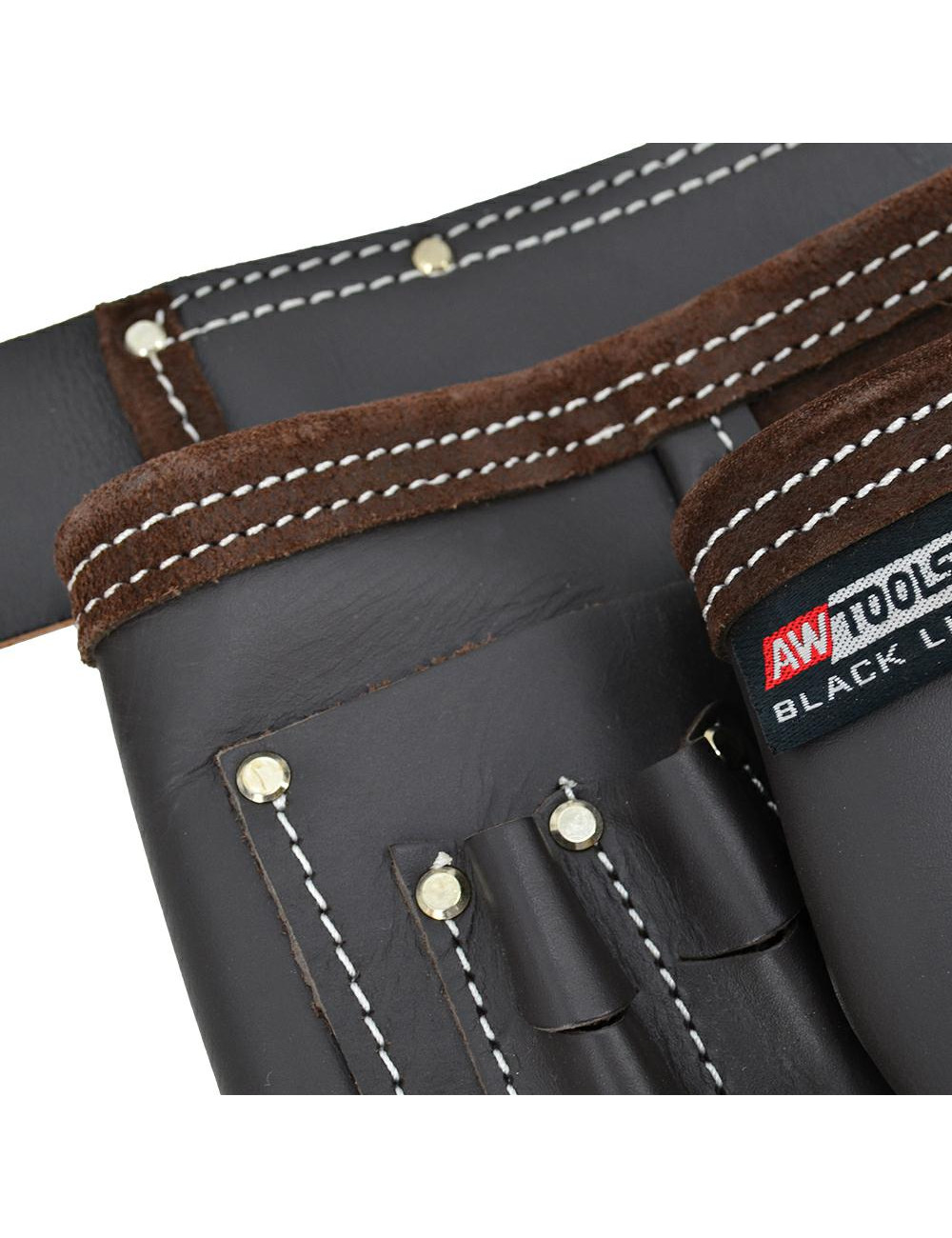 AWTOOLS PAS MONTERSKI PROFESJONALNY 11 KIESZENI GŁADKI BLACK LINE