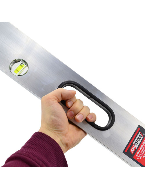AWTOOLS ŁATA MURARSKA POMIAROWA PION / POZIOM 150cm  Z UCHWYTAMI