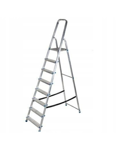 AWTOOLS DRABINA ALUMINIOWA WOLNOS. 6ST.150KG