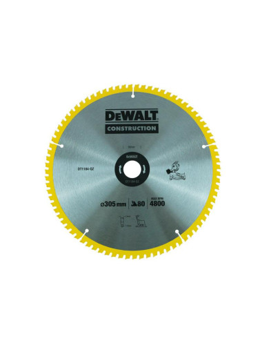 DEWALT PIŁA TARCZ.305x30mmx80z