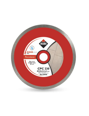 RUBI TARCZA DIAMENTOWA CPC 250 x 25,4mm PRO DO GRESU PORCELANOWEGO