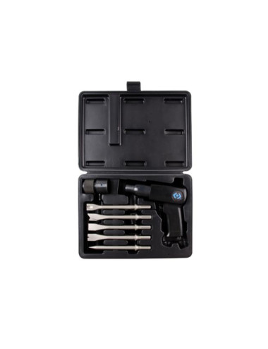 KING TONY MŁOTEK PNEUMATYCZNY UCHWYT HEX 10,2mm + DŁUTA + WALIZKA